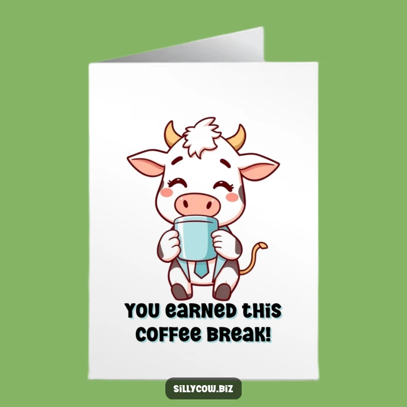 Free Printable Cow Congrats Card: Funny Office Celebration Gift